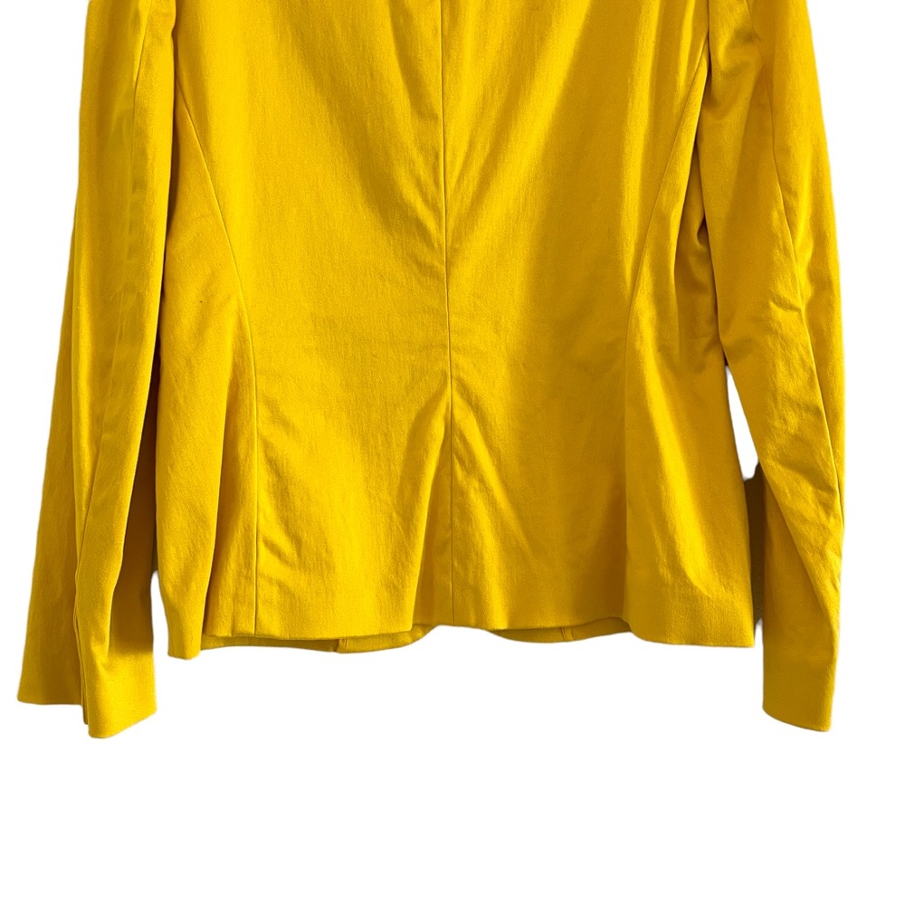 Vintage RALPH Ralph Lauren mustard yellow blazer jacket w/gold buttons SZ 10 - Picture 9 of 17